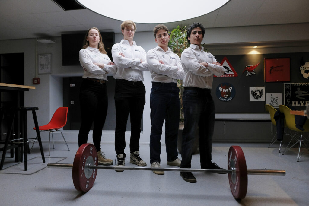 From left to right: Phine van Hattum, Sjoerd van Engelshoven, Jules Delange-Davies, Felipe Cintra