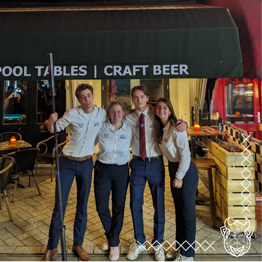 From left to right: Sicco Oortwijn, Tessa Krol, Arthur Malcourant, Marlieke van de Venne